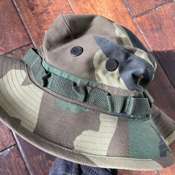 Rothco Camo Hat Size 7 Shotgun Loops Bucket Tactical Military Sun Fishing w TAGS - Picture 5 of 7